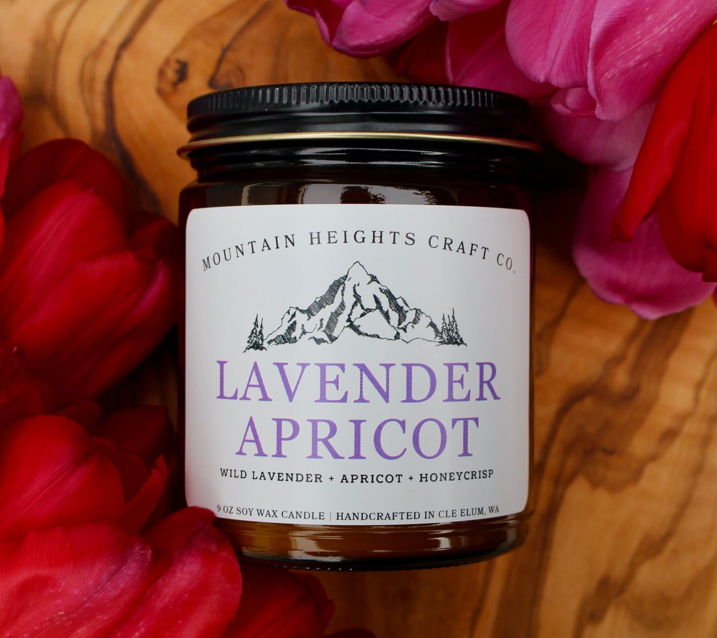 Lavender Apricot Candle