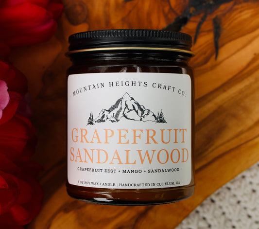 Grapefruit Sandalwood Candle