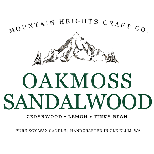 Oakmoss + Sandalwood Candle